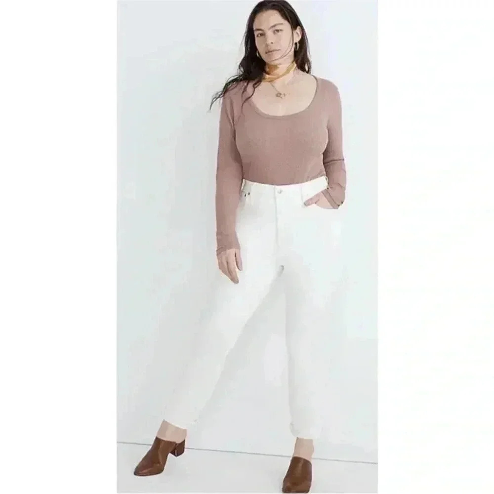 Madewell The Perfect Vintage Jean in Tile White